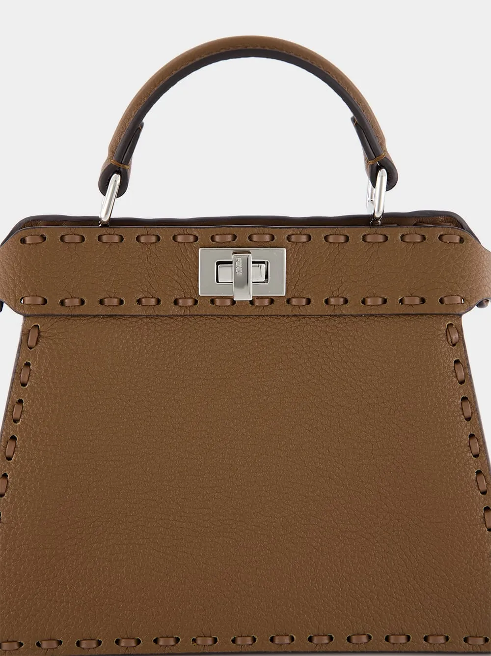 Peekaboo ISeeU Petite Brown Bag