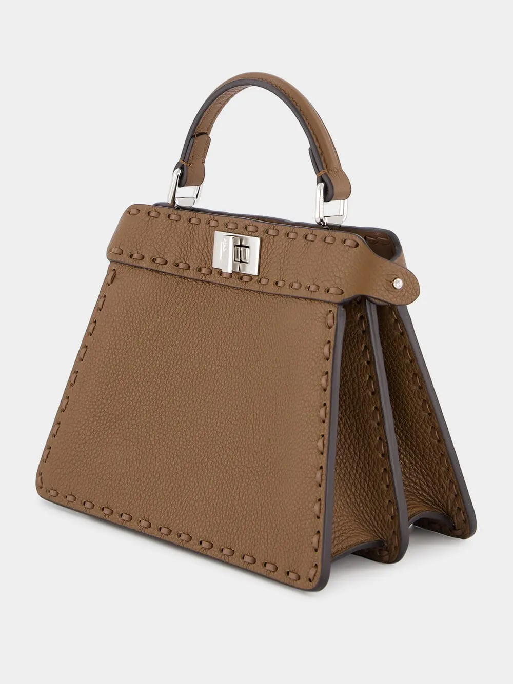 Peekaboo ISeeU Petite Brown Bag