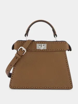 Peekaboo ISeeU Petite Brown Bag