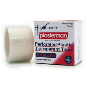 Perforated Plastic Transparent Tape 25mm x 5m