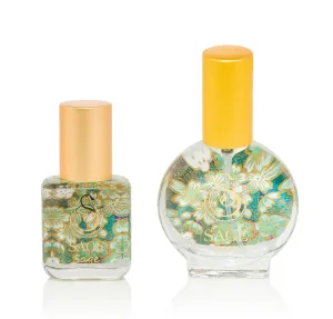PETITE DUO ~ SAGE Organic Perfume Oil Extract Roll-On and Organic Eau de Toilette Mini Gift Set by Sage