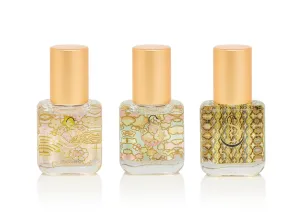 PETITE TOP SELLER TRIO ~ Diamond, Onyx, and Pearl Organic Perfume Oil Extract Gift Set by Sage