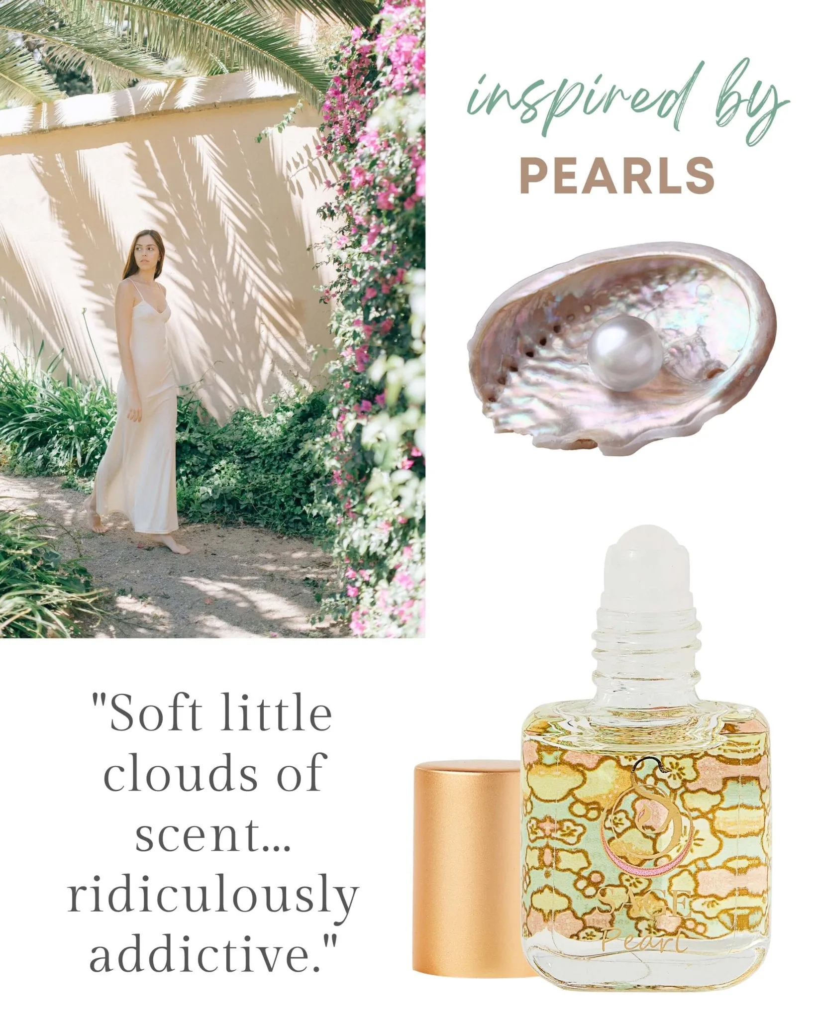 PETITE TOP SELLER TRIO ~ Diamond, Onyx, and Pearl Organic Perfume Oil Extract Gift Set by Sage