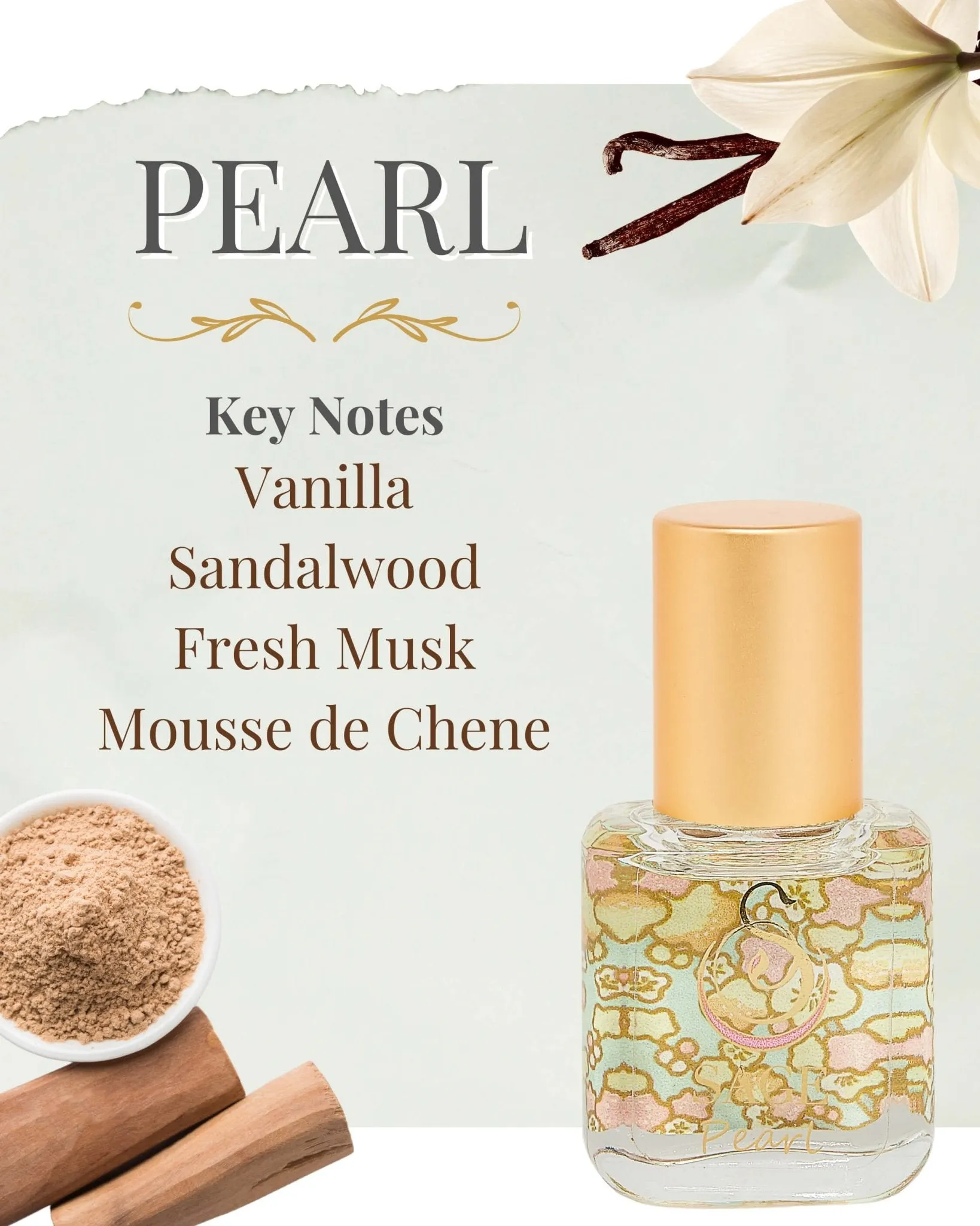 PETITE TOP SELLER TRIO ~ Diamond, Onyx, and Pearl Organic Perfume Oil Extract Gift Set by Sage