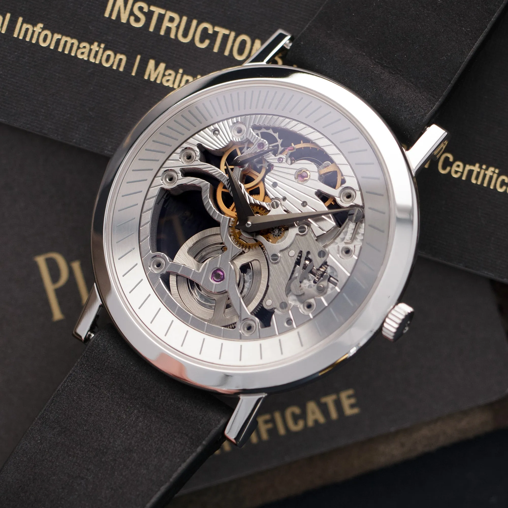 Piaget White Gold Altiplano Skeleton Watch