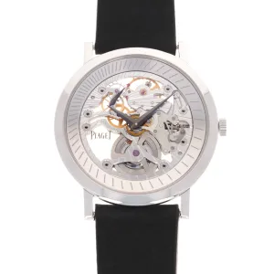 Piaget White Gold Altiplano Skeleton Watch
