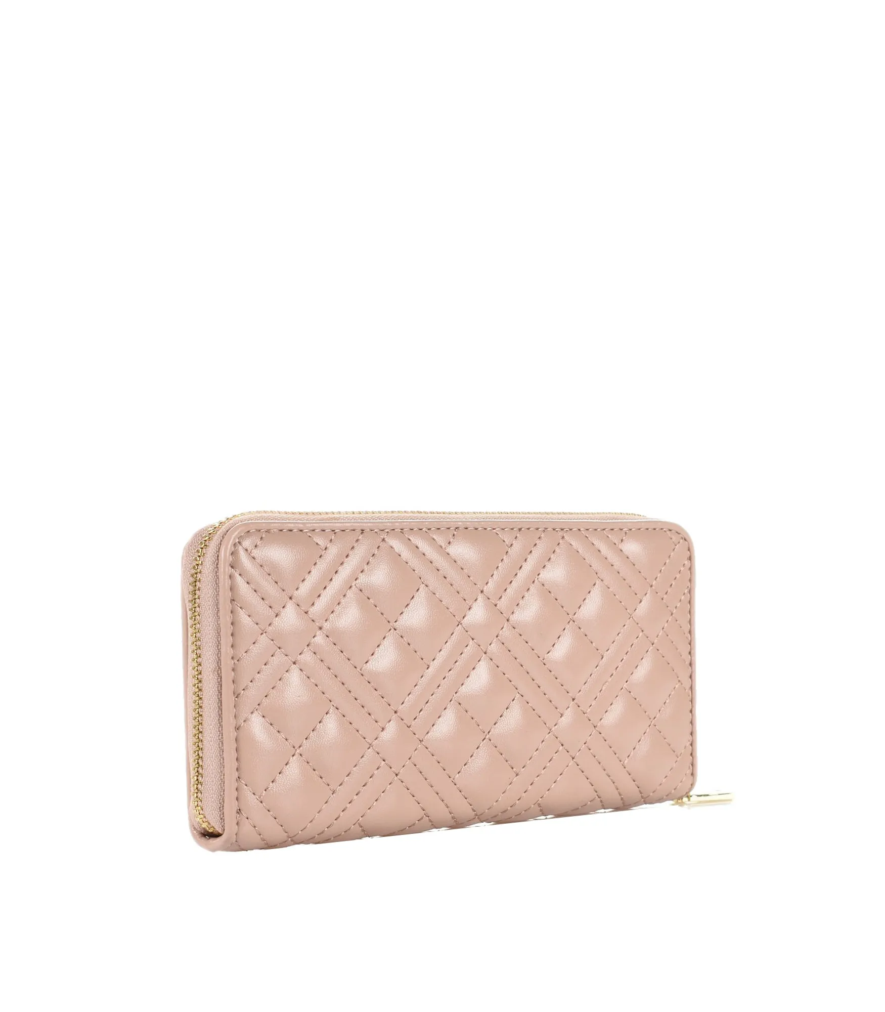 Portafoglio Quilted Nappa Pu - Rosa