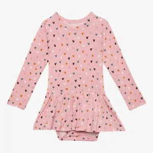 Posh Peanut Cassidy L/S Basic Twirl Skirt Bodysuit