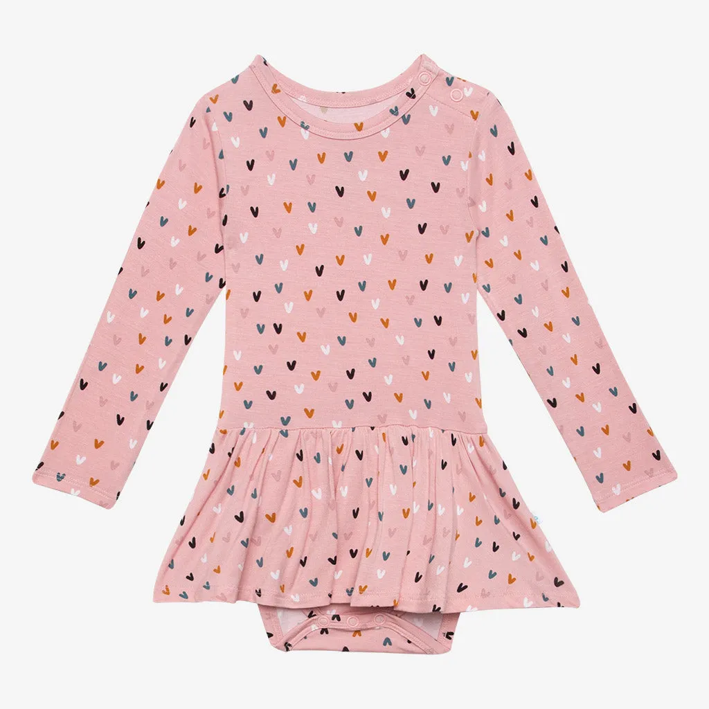 Posh Peanut Cassidy L/S Basic Twirl Skirt Bodysuit