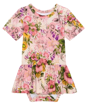 Posh Peanut June S/S Twirl Skirt Bodysuit