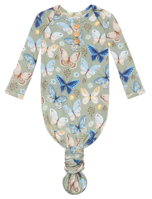 Posh Peanut Lucy Wood Button Knotted Gown