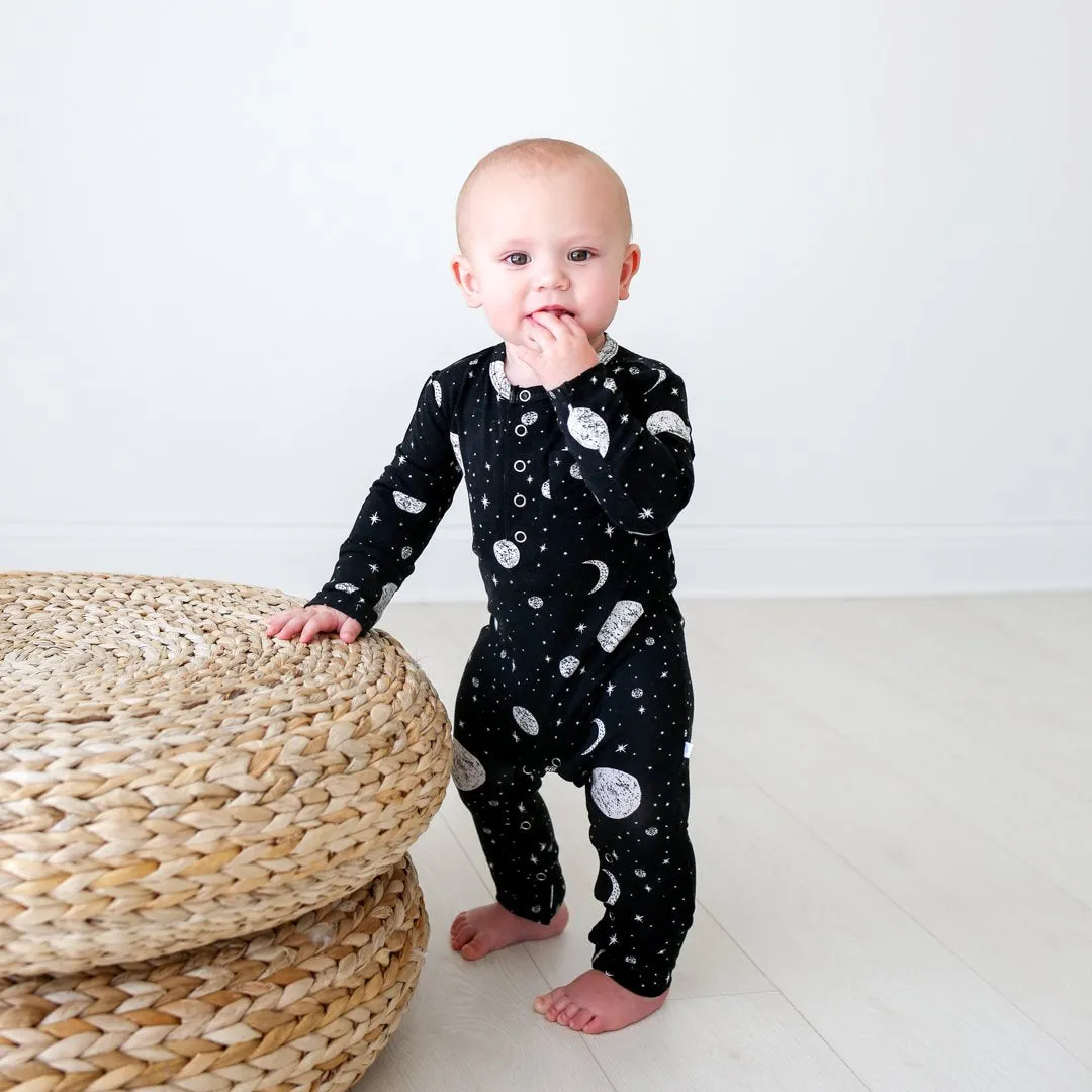 Posh Peanut Riley Cuffed Henley Romper