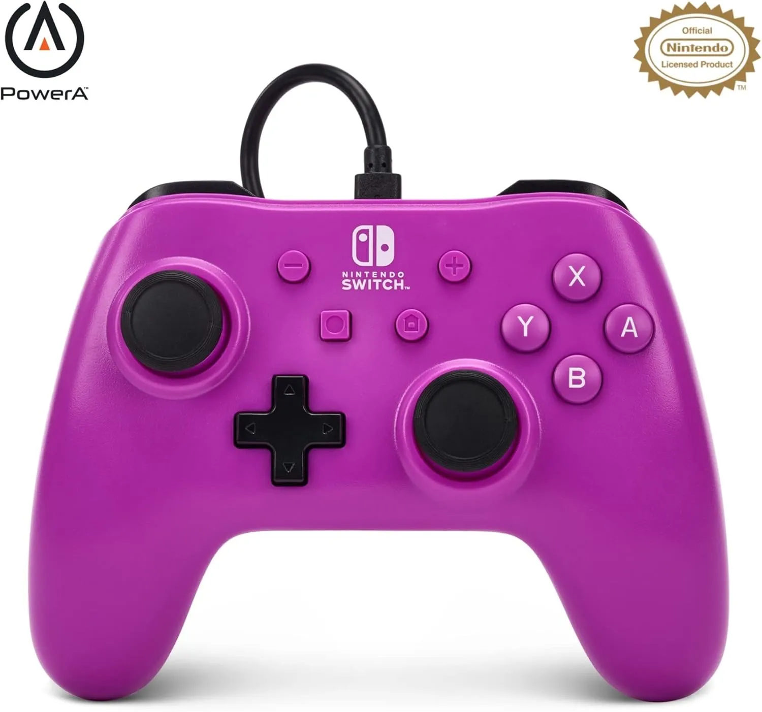PowerA Wired Controller for Nintendo Switch - Grape Purple (Officially Licensed)