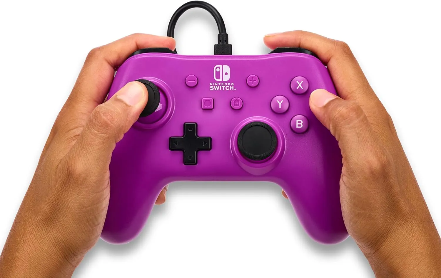 PowerA Wired Controller for Nintendo Switch - Grape Purple (Officially Licensed)