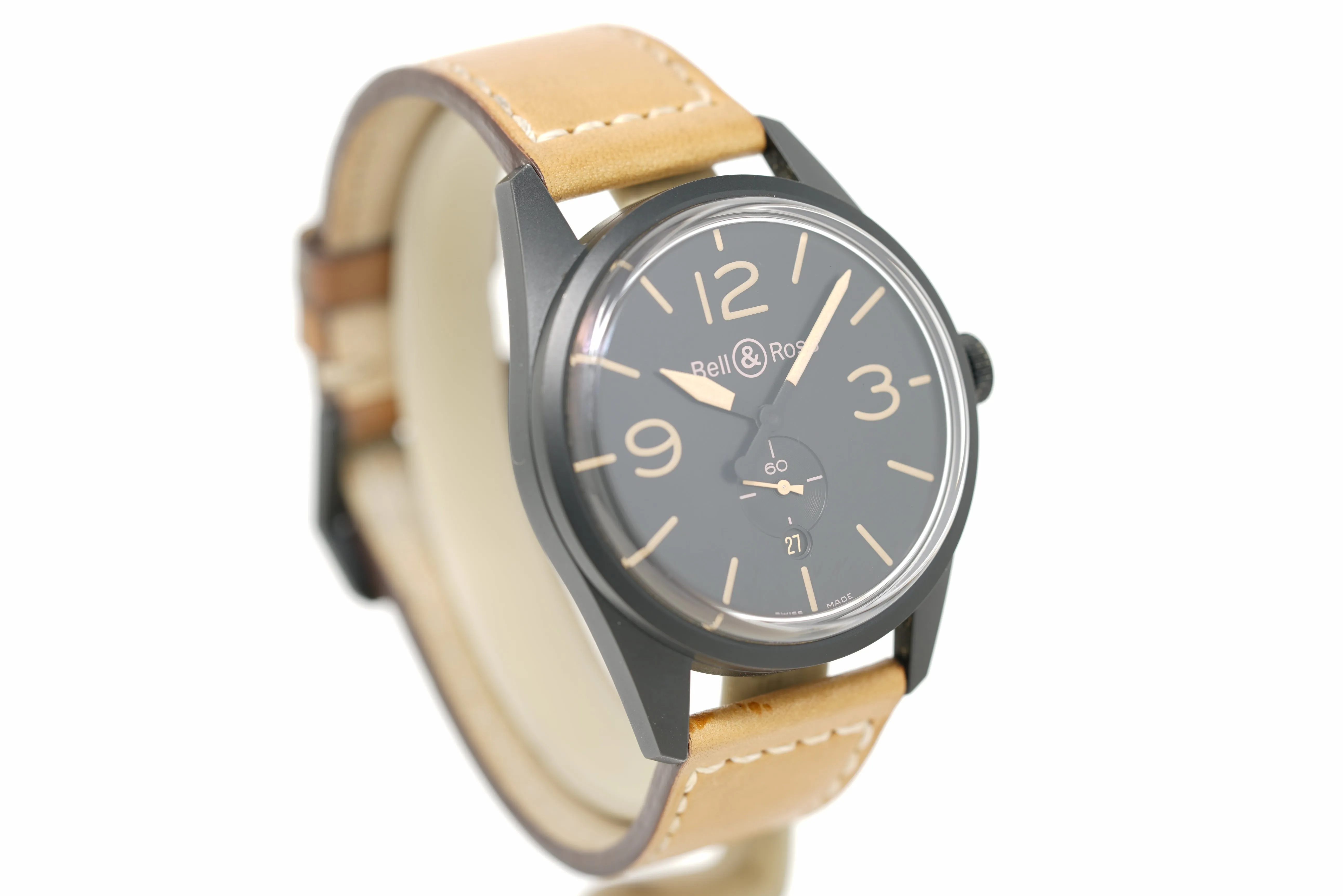 Pre-Owned Bell & Ross Vintage Heritage BR123-HERITAGE