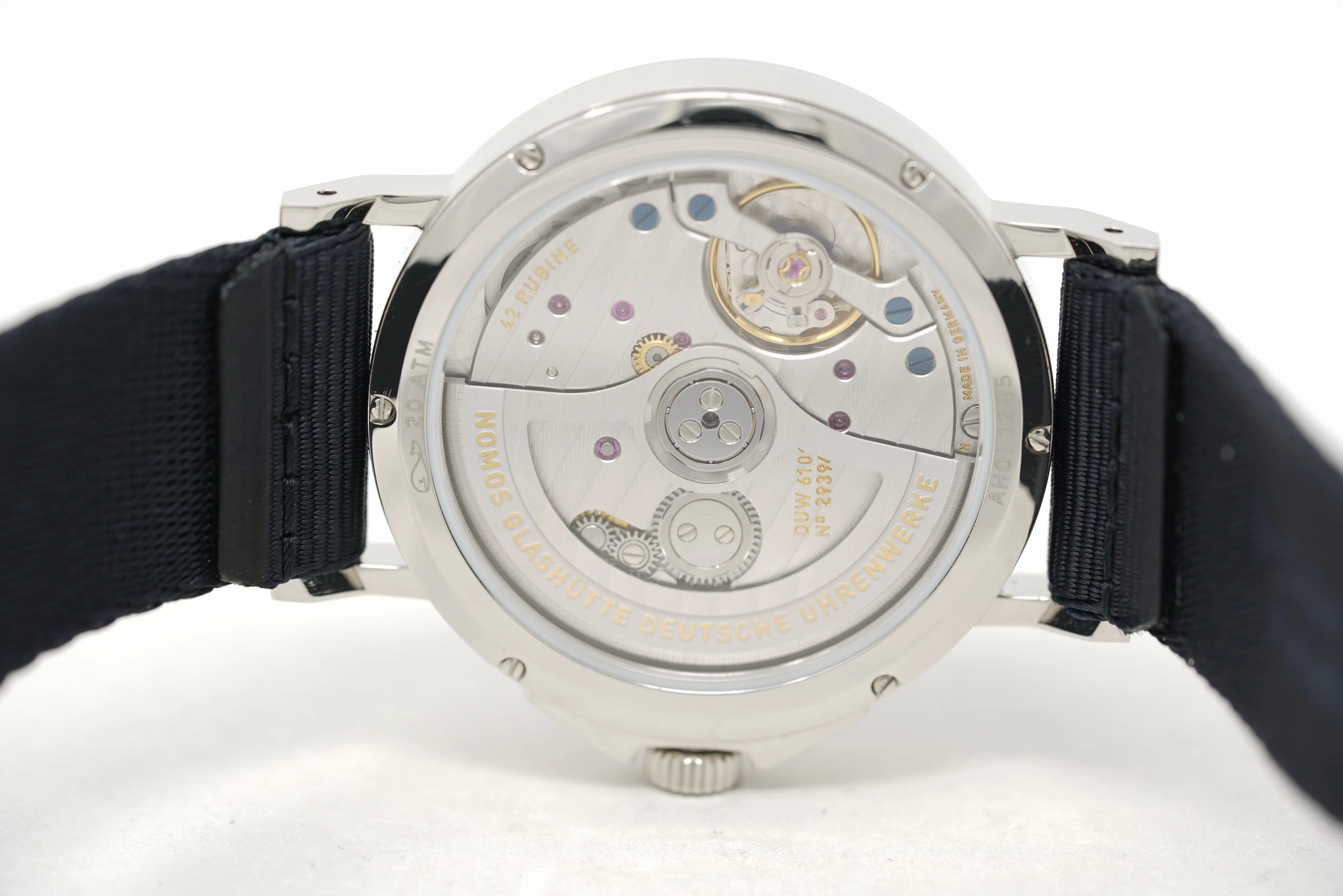 Pre-Owned Nomos Glashütte Ahoi Neomatik 38 Date Atlantic 528