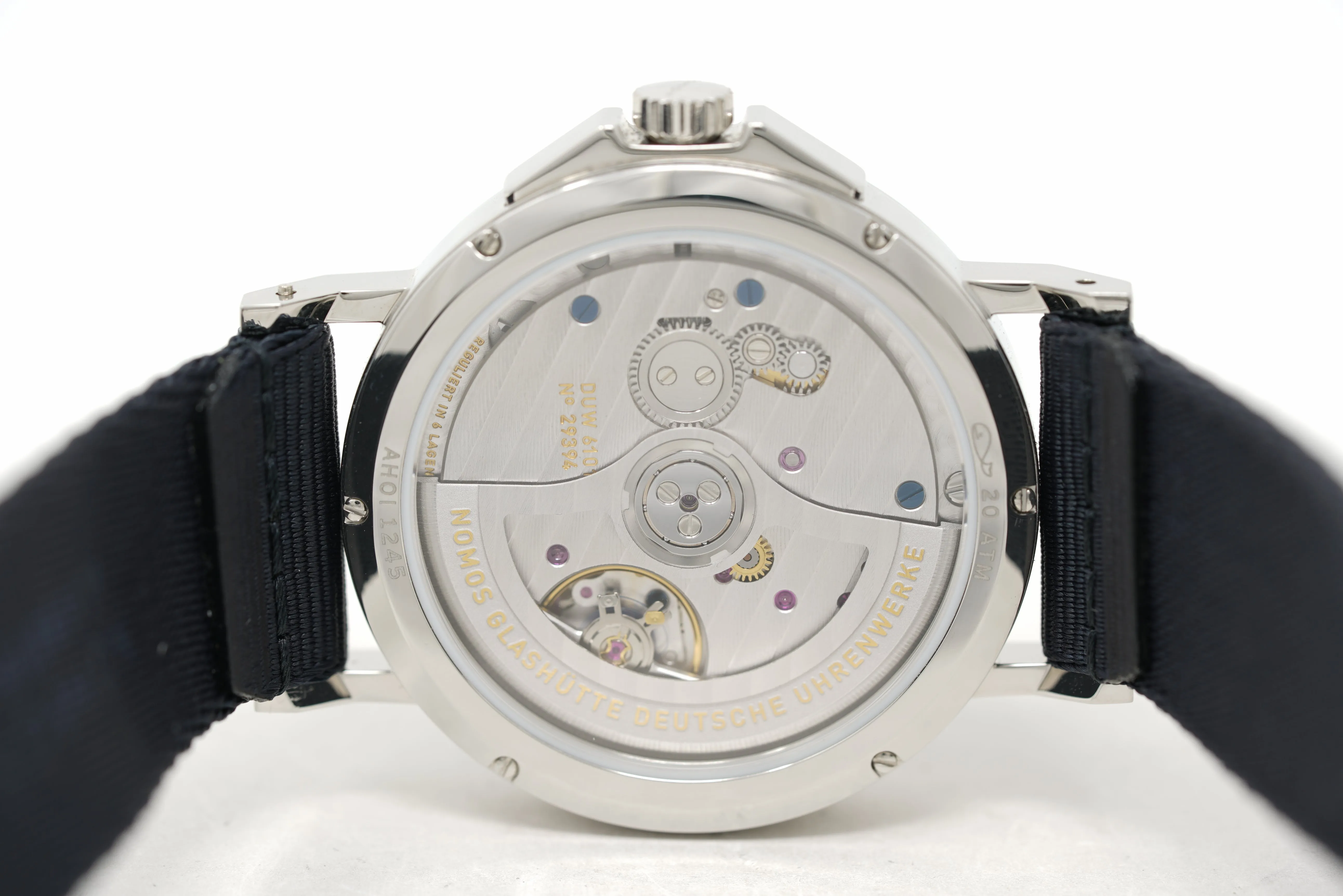 Pre-Owned Nomos Glashütte Ahoi Neomatik 38 Date Atlantic 528