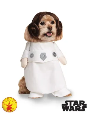 Princess Leia Pet Costume Size Xl