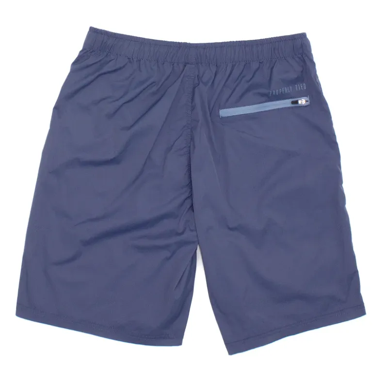 Properly Tied Drifter Performance Short - Slate Blue