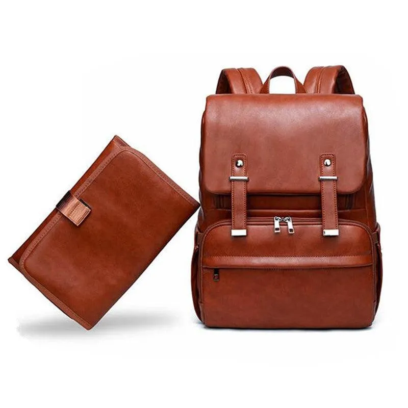 PU leather mommy bag