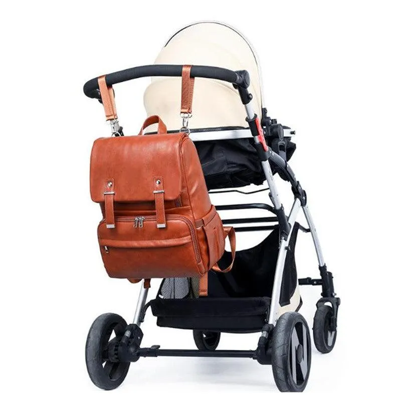 PU leather mommy bag