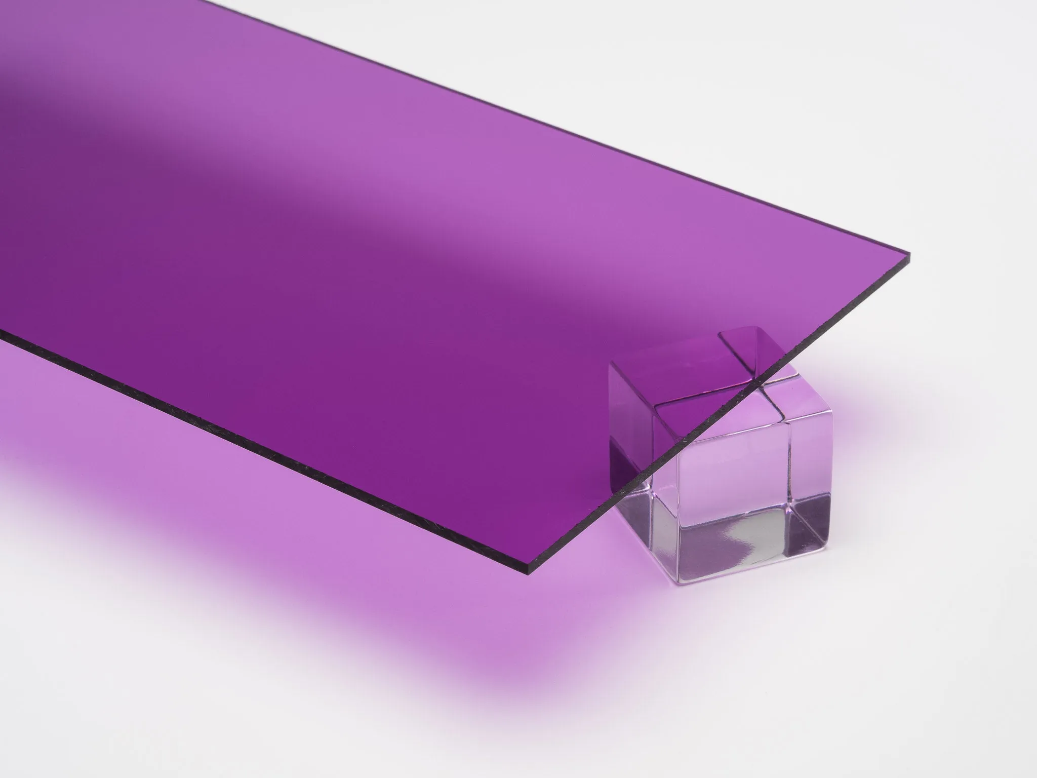 Purple Transparent Acrylic Sheet