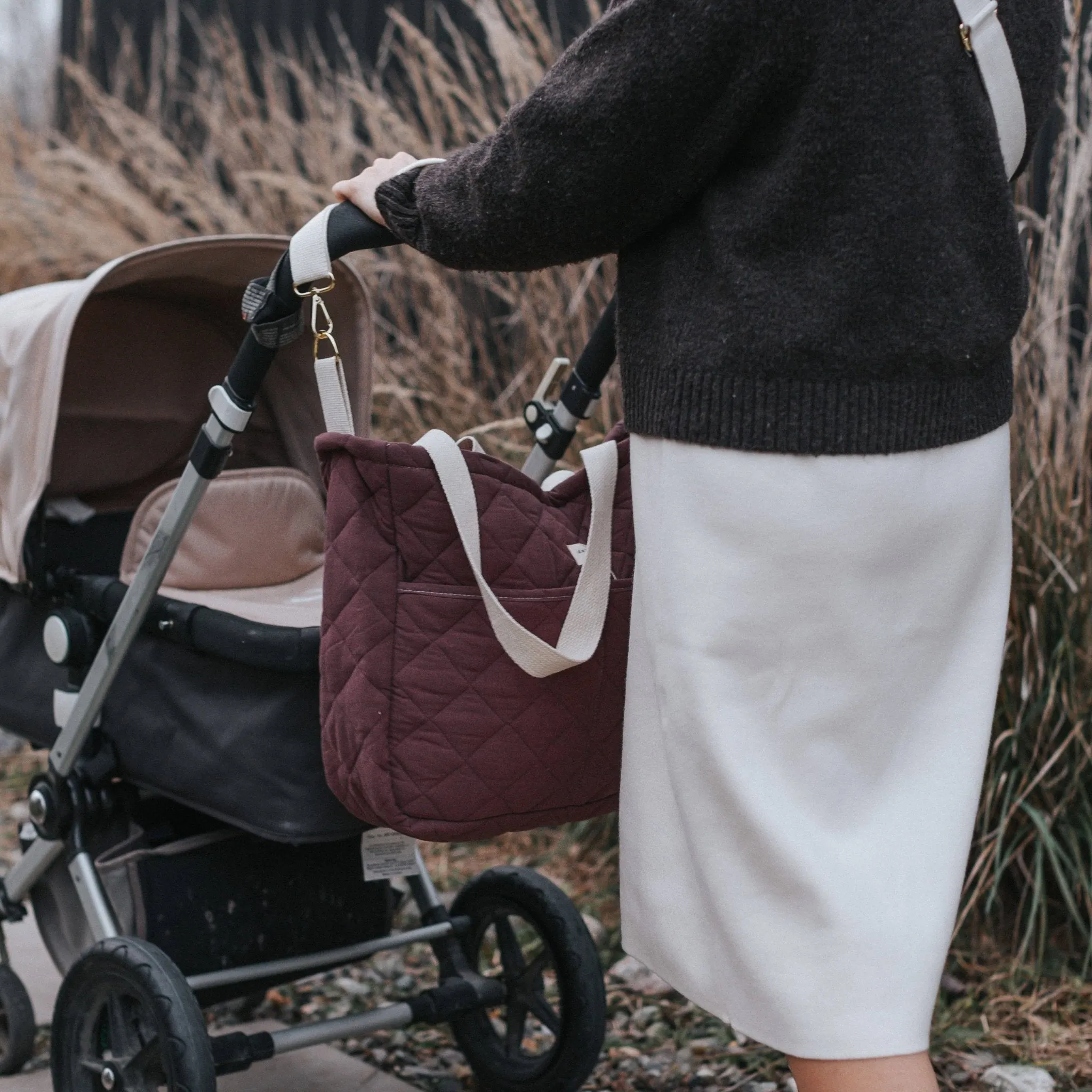 Quilted Diaper Bag