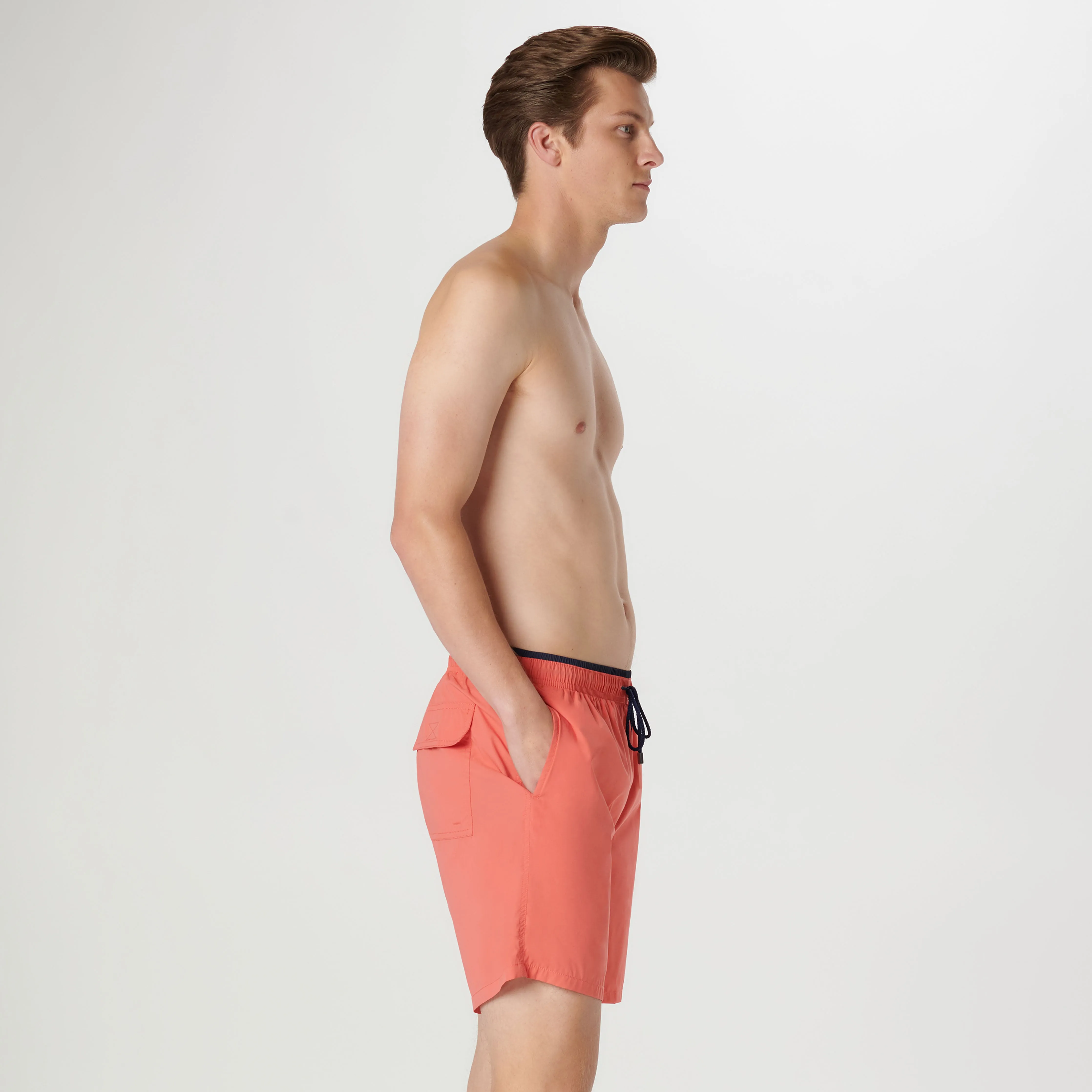 Quinn Solid Swim Trunks