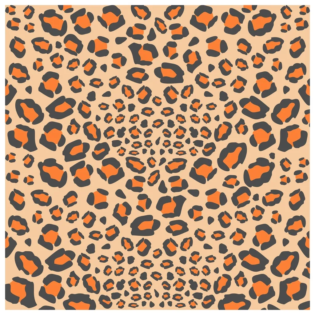 Rainbow Leopards Patterns Adhesive Vinyl Sheet