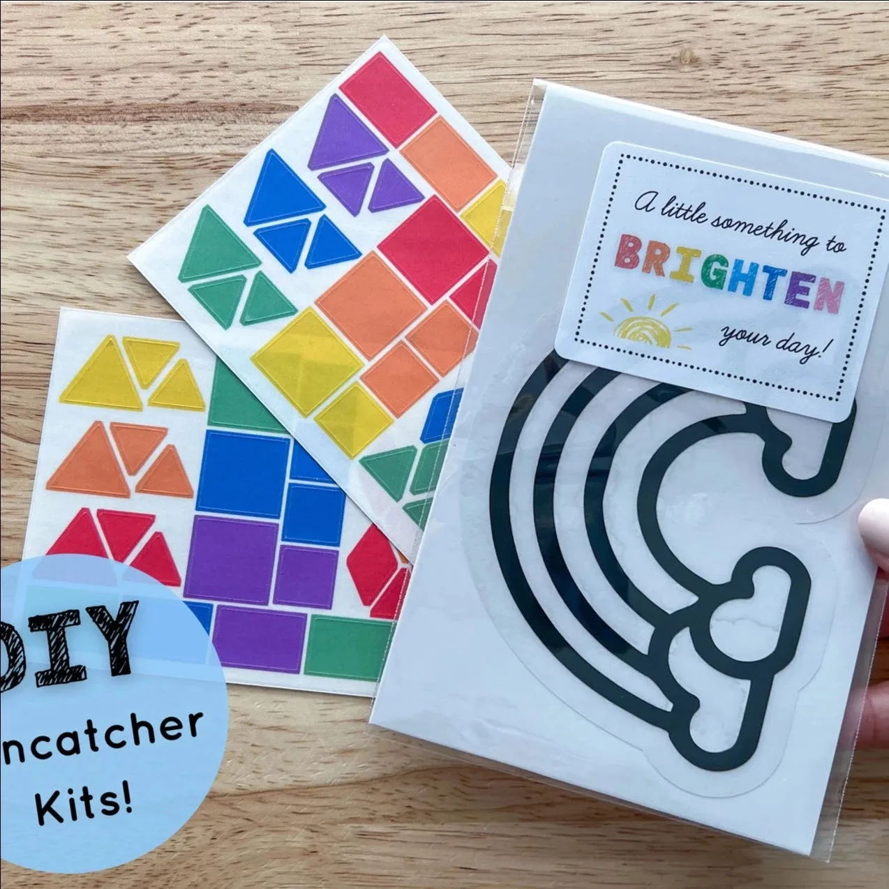 RAINBOW SUNCATCHER STICKER CRAFT KIT