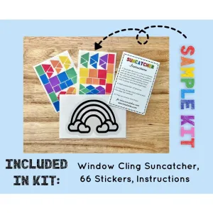 RAINBOW SUNCATCHER STICKER CRAFT KIT
