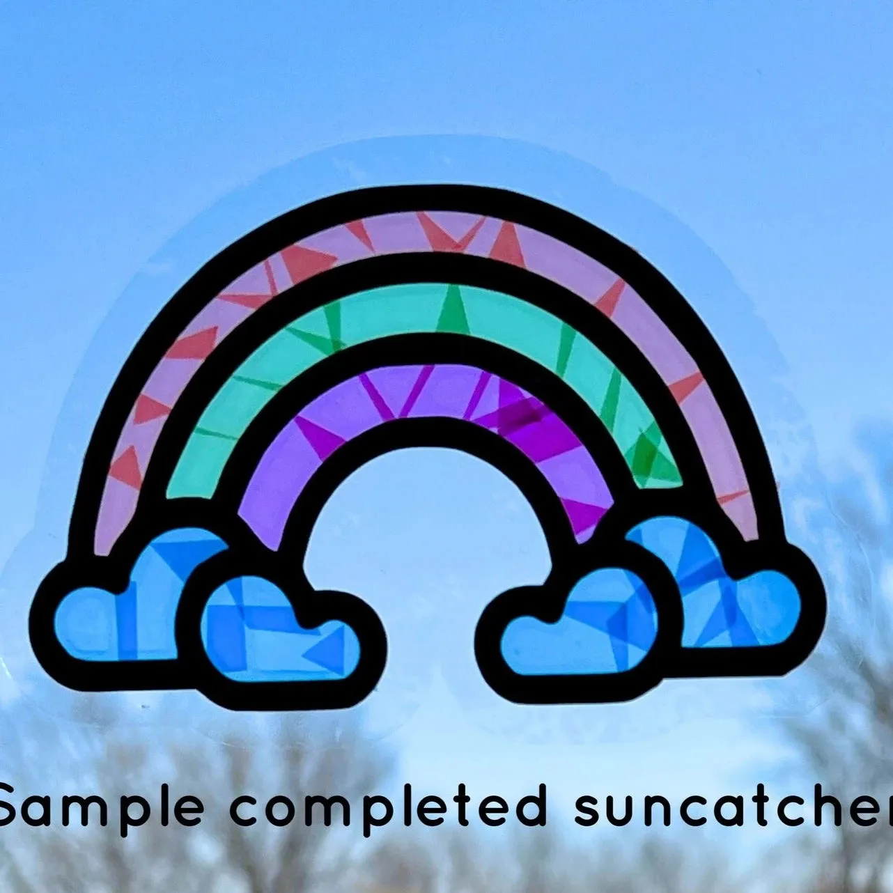 RAINBOW SUNCATCHER STICKER CRAFT KIT