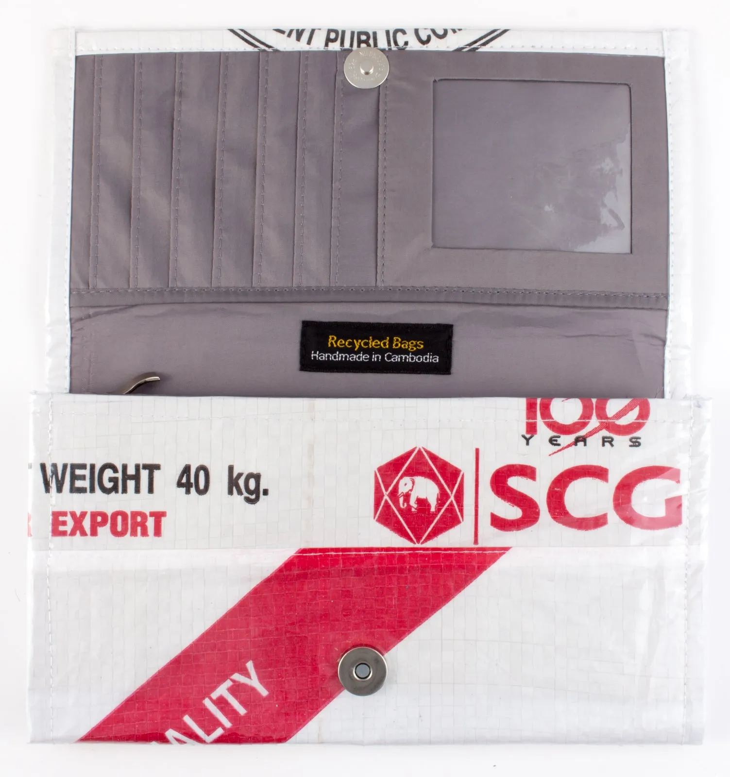 Recycled Elephant Cement Bag Clutch