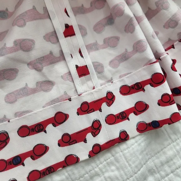 Red Patterned Skirt