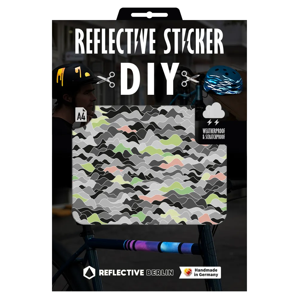Reflective DIY Sticker: Flow
