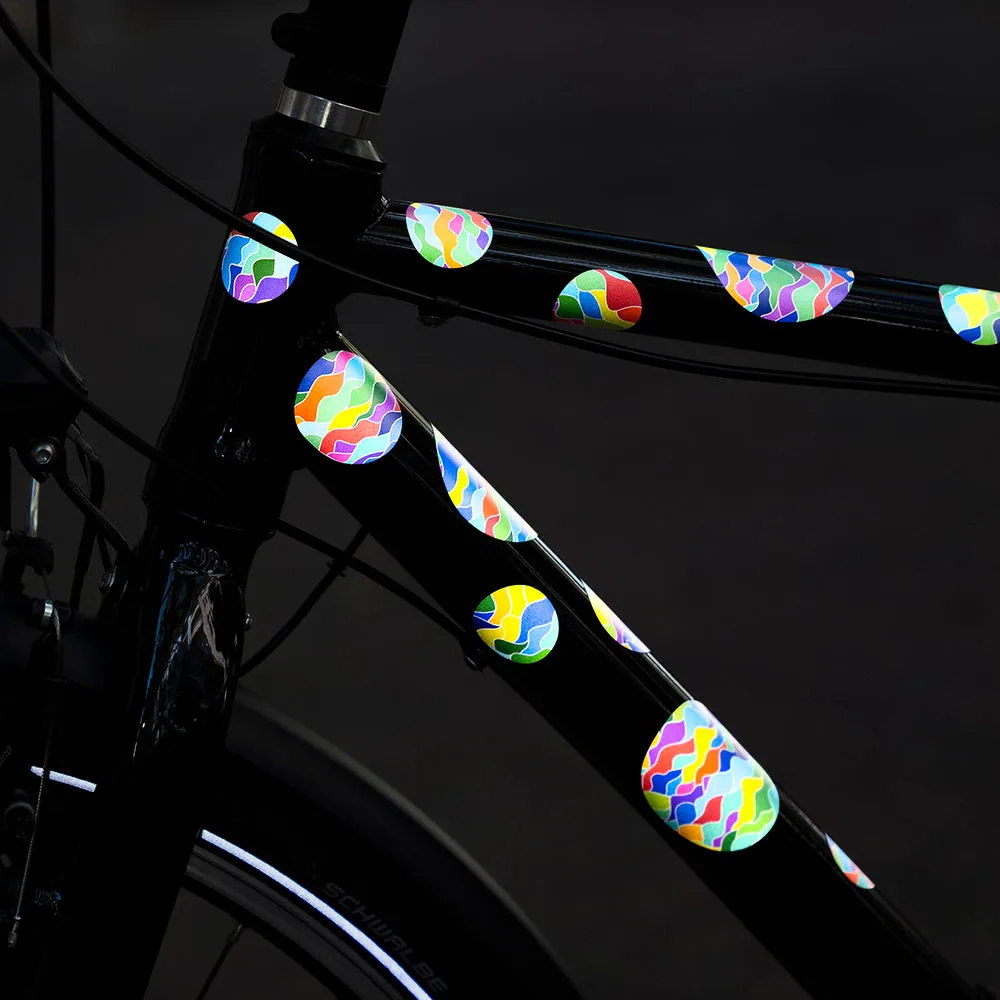 Reflective DIY Sticker: Flow