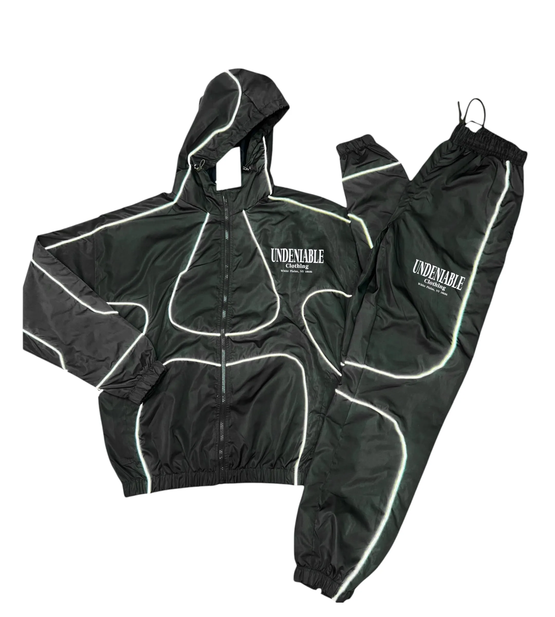 Reflective Windbreaker - Black