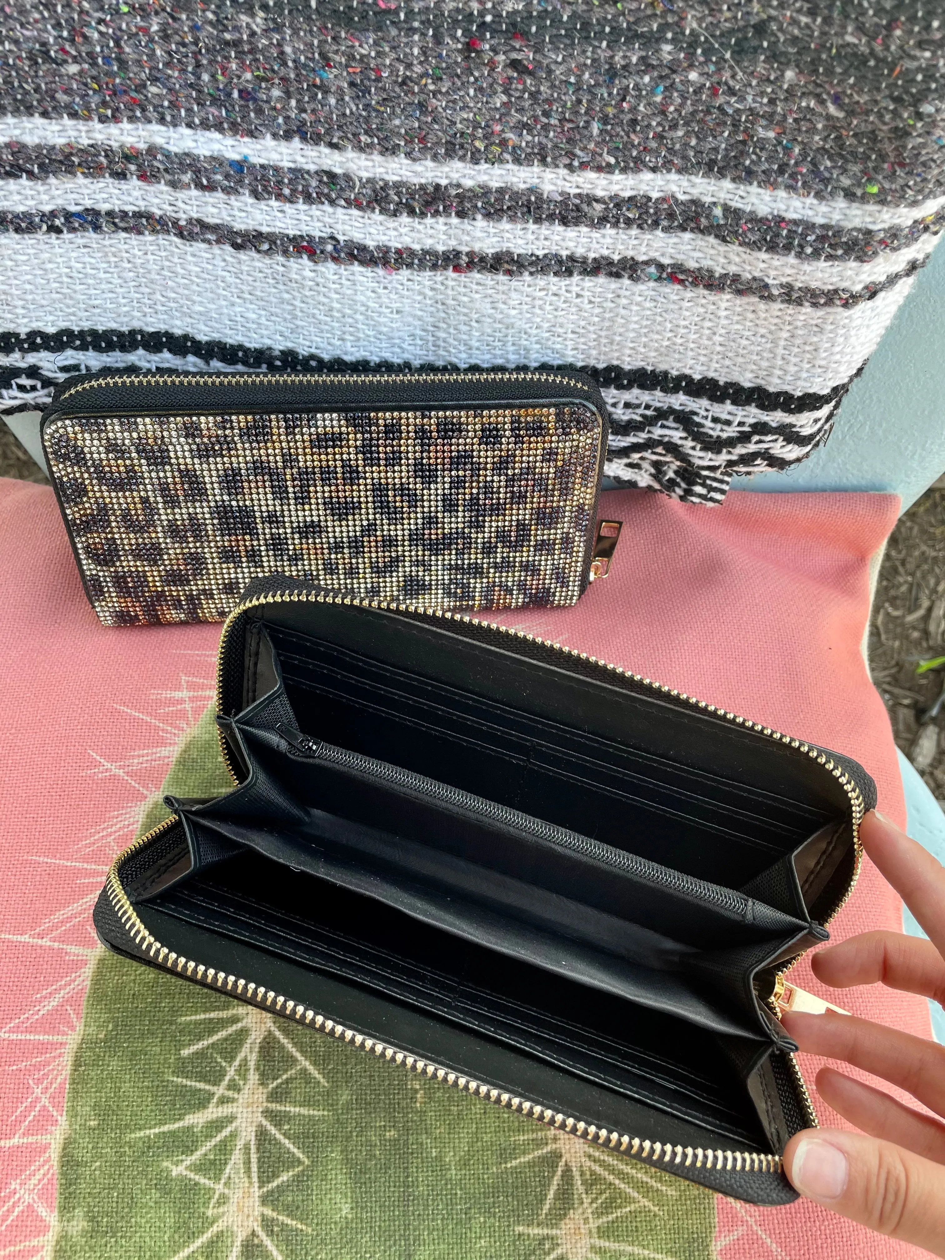 Rhinestone Bling Wallets