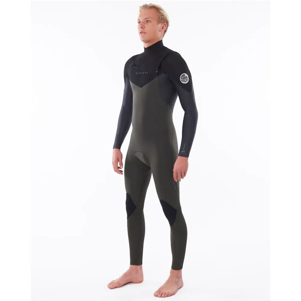 Rip Curl Dawn Patrol 3/2mm Chest Zip Summer Wetsuit  - Dark Green