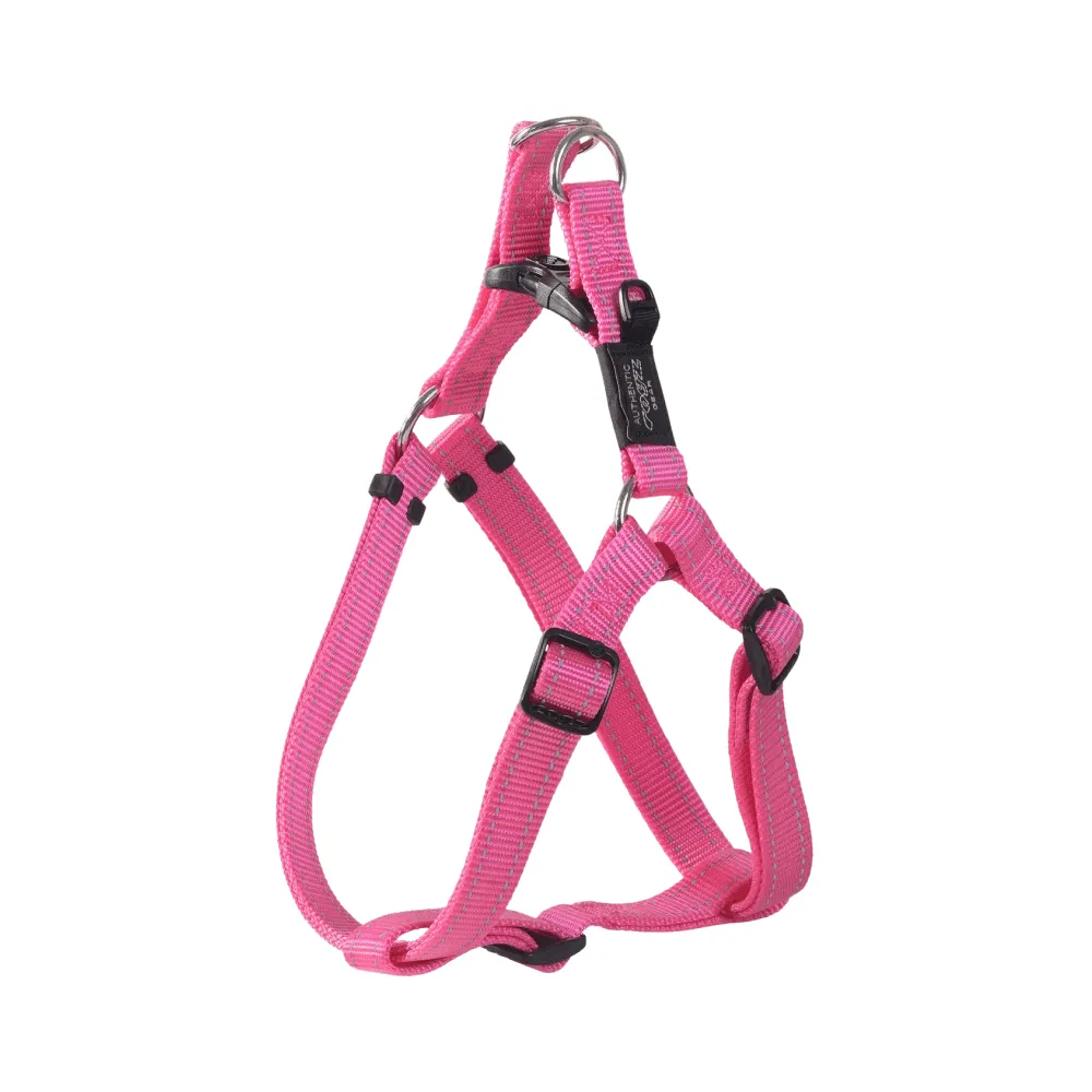 Rogz Utility Step In Harness Pink Reflective