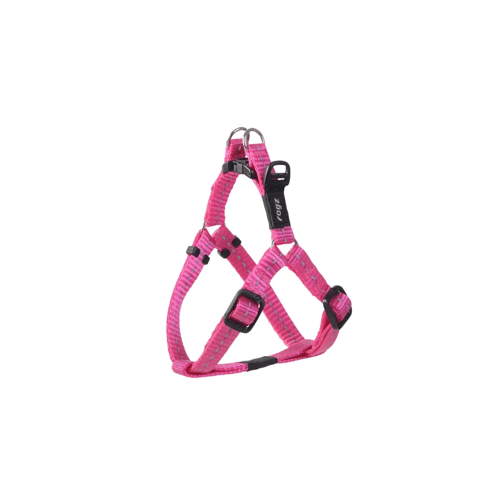 Rogz Utility Step In Harness Pink Reflective