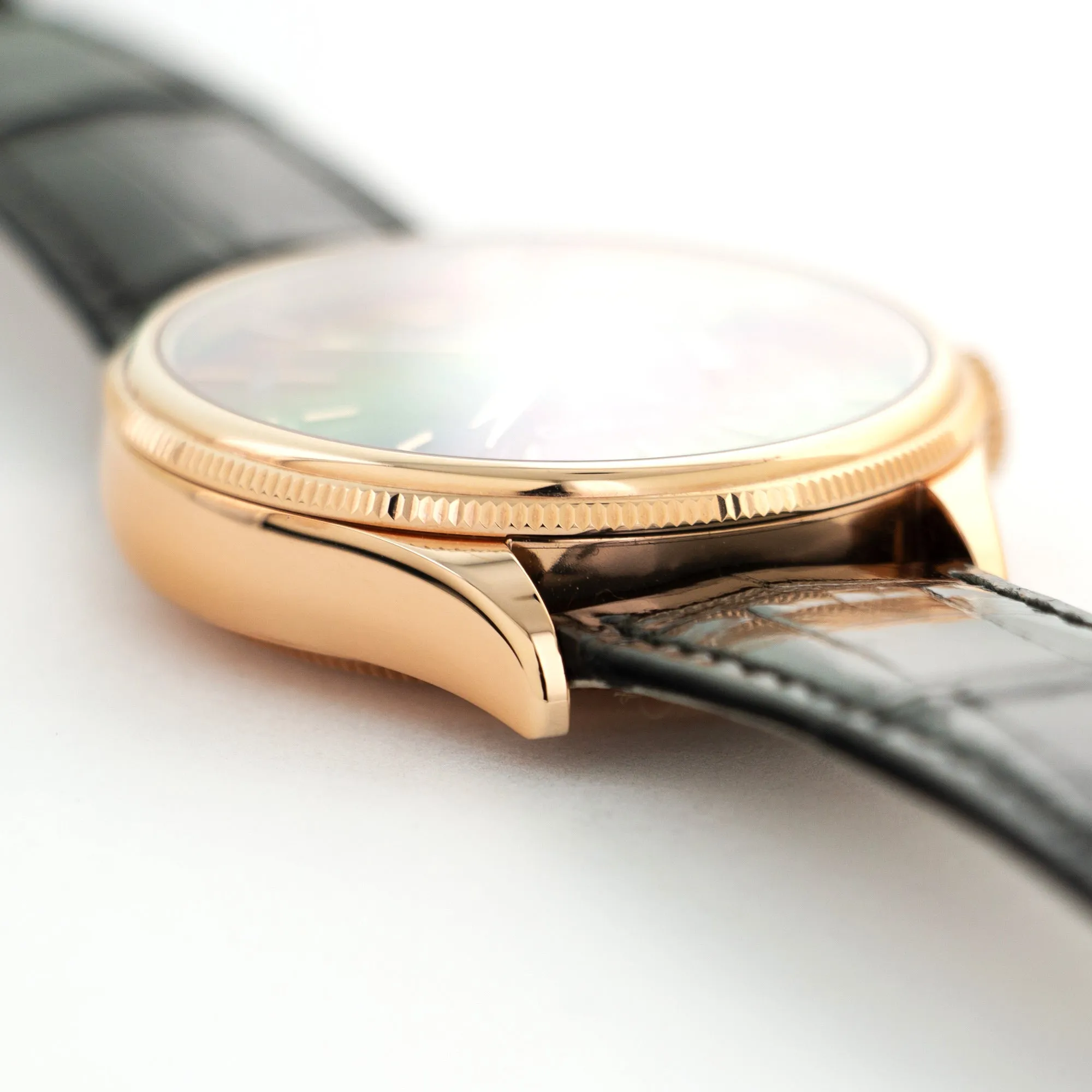 Rolex Rose Gold Cellini Strap Watch Ref. 50515