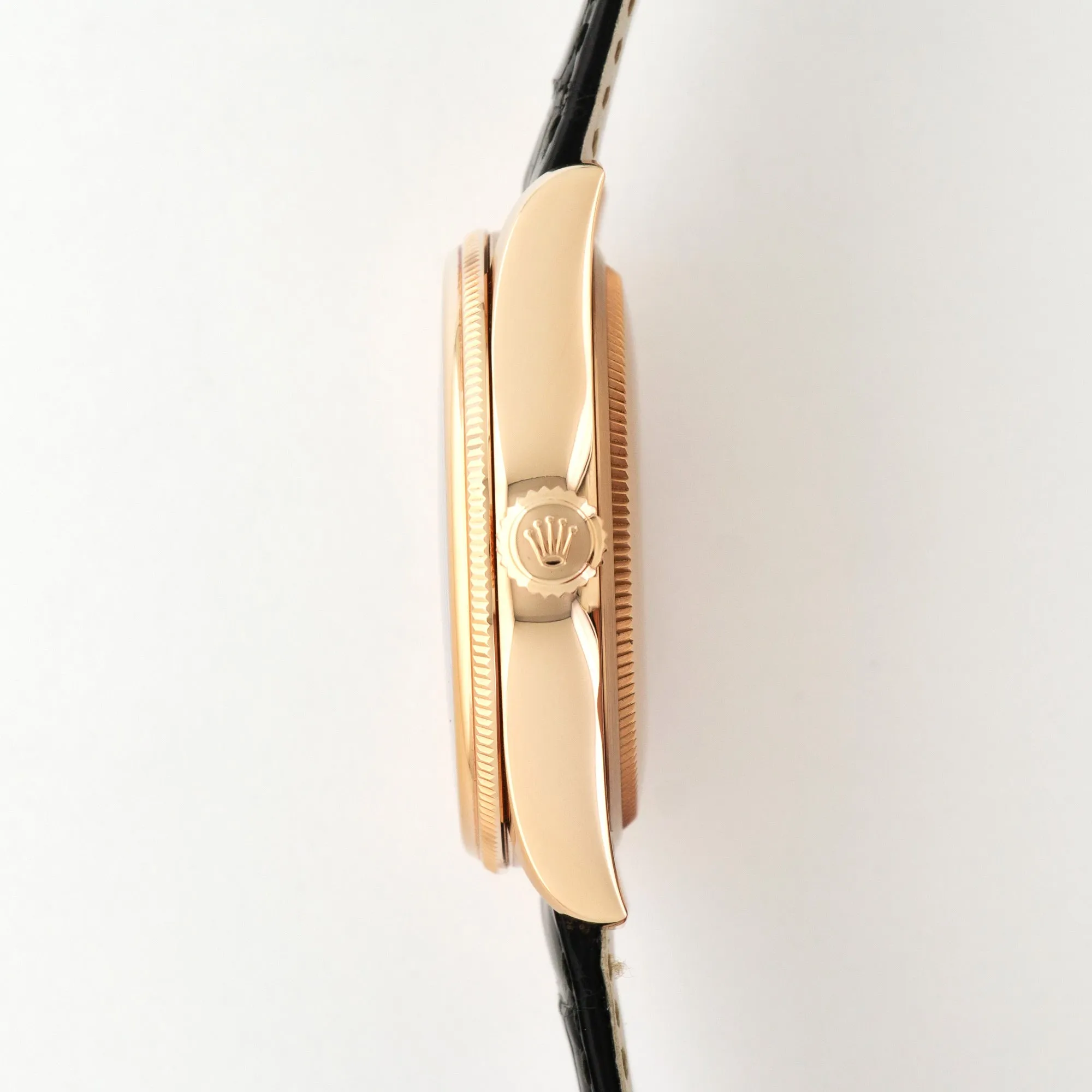 Rolex Rose Gold Cellini Strap Watch Ref. 50515