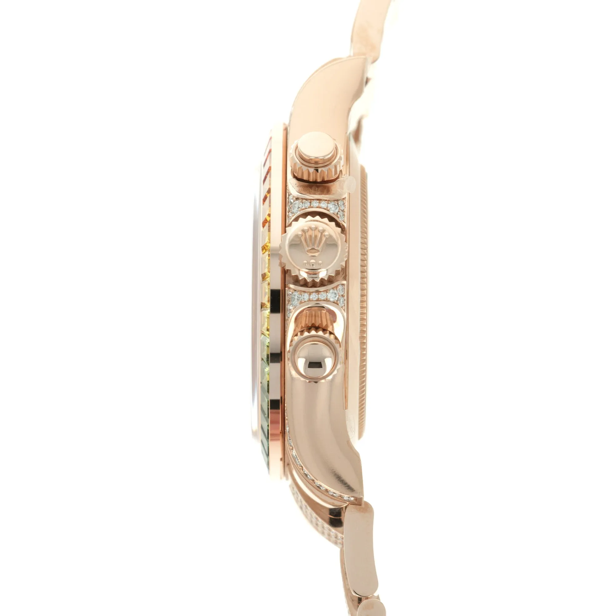 Rolex Rose Gold Daytona Rainbow Watch Ref. 116595 in Unworn Condition