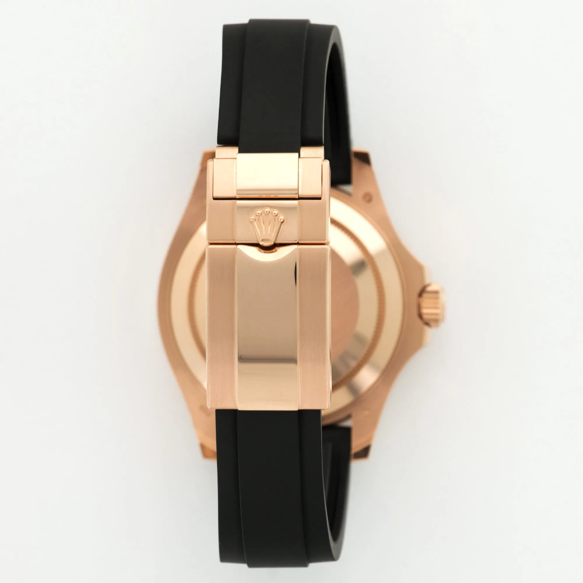 Rolex Rose Gold Yachtmaster Sapphire Watch Ref. 116695