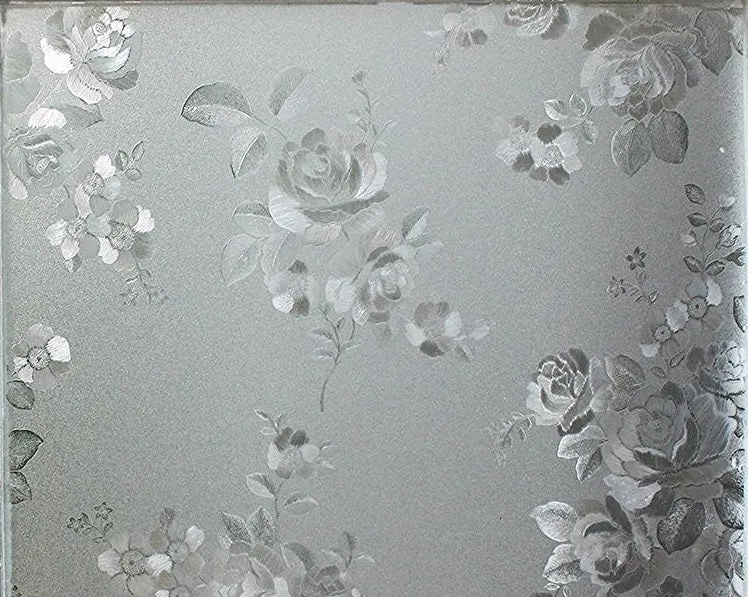 Roses Sidelight Textured Window Film