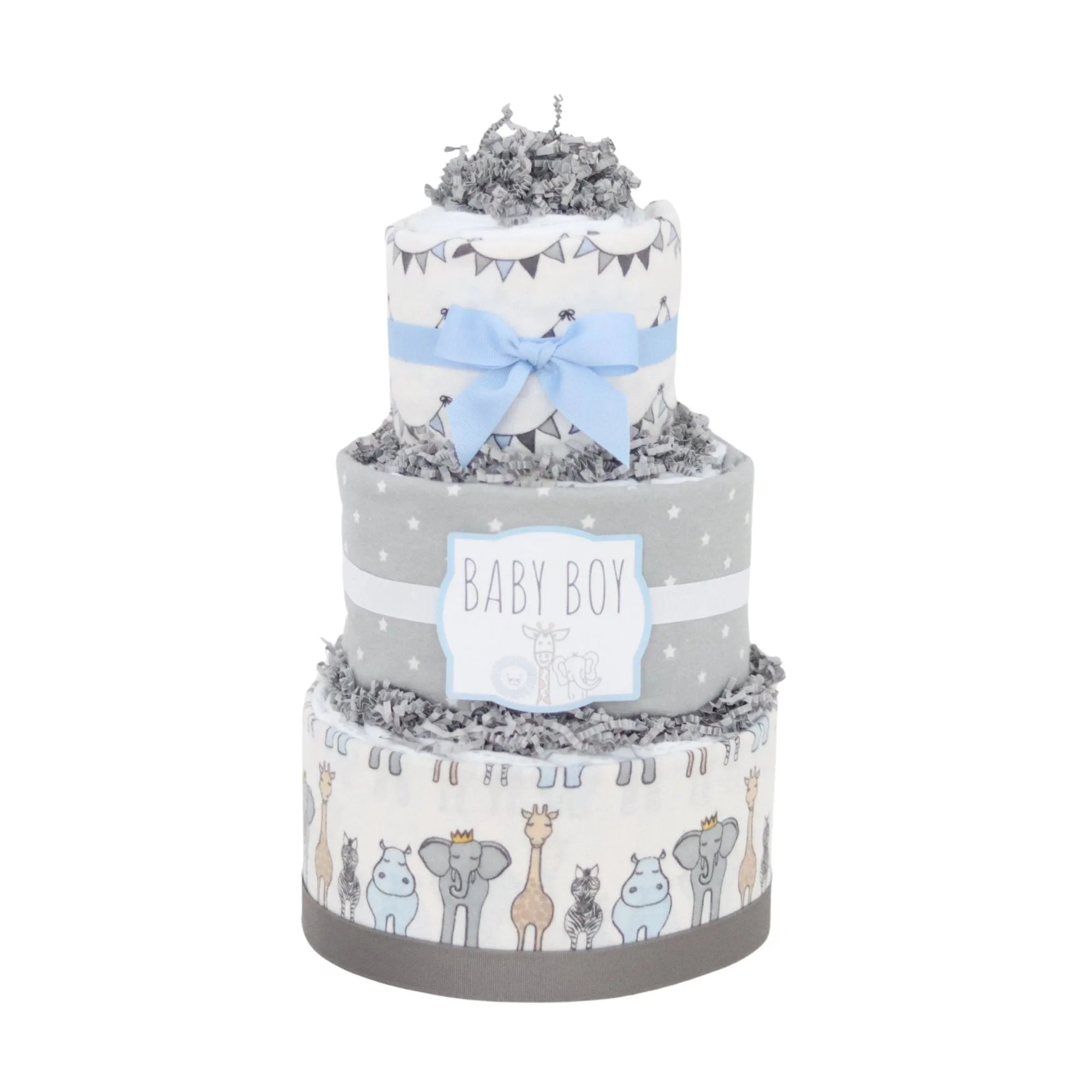 Royal Safari Diaper Cake - SKU:  DCBG1002