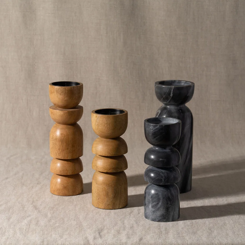 Saarde Alev Candle Holder Natural Medium