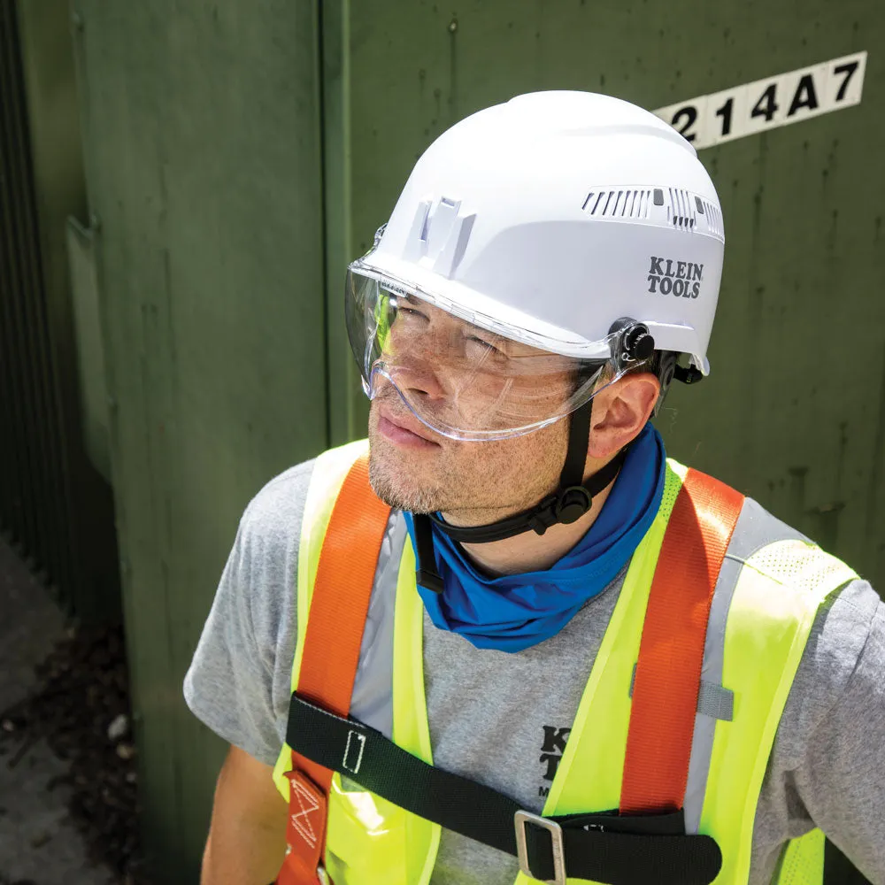 Safety Helmet, Vented-Class C, White