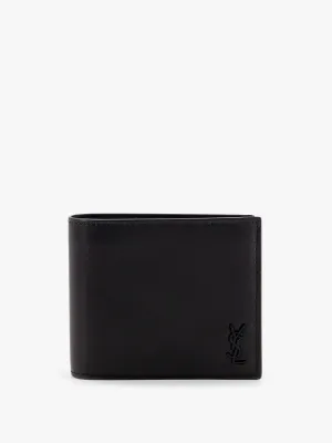 Saint Laurent Tiny Cassandre Leather Wallet